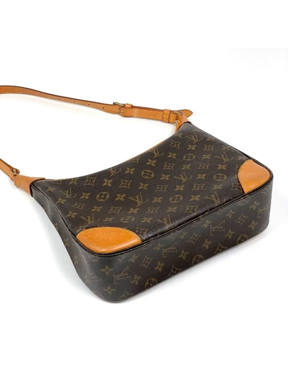 Louis Vuitton Boulogne 30 Shoulder Bag Monogram Brown